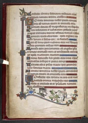 Garçon sur poney avec faucon chassant le canard, c.1284-1316 (vélin)