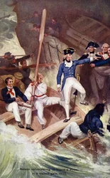 Amiral Lord Nelson (lithographie couleur)