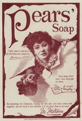 Publicité, Savon Pears (lithographie en couleur)