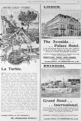 Publicités pour le restaurant La Turbie, l