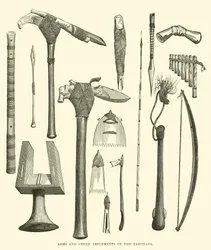 Armes et autres outils des Tahitiens