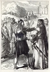 Arrestation du duc de Gloucester, illustration de 