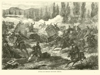 Attaque sur un convoi de provisions français, septembre 1870