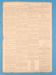 Dernière page de The Referee, no.35. 15 avril 1878