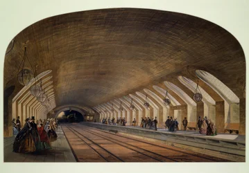 Station de Métro Baker Street (aquarelle sur papier)