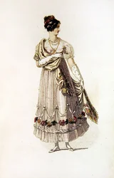 Robe de bal, planche de mode de Ackermann