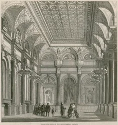 Salle de banquet de la Clothworkers Company, Mincing Lane, Londres