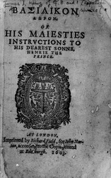 Basilicon Doron, 1603