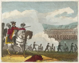Bataille de Culloden (gravure en couleur)