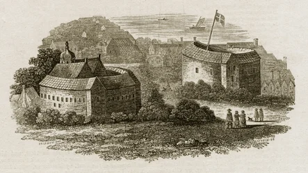 Bear Garden et Globe Theatre, Southwark, Londres, vers 1600