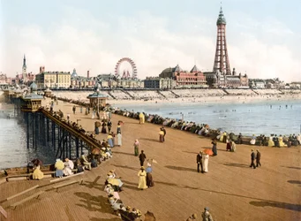 Blackpool depuis North Pier