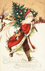 Carte de Noël britannique