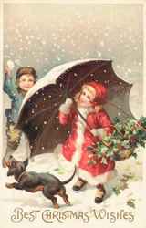 Carte de Noël britannique