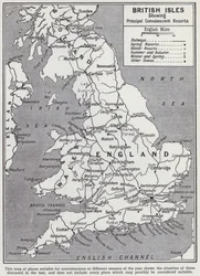 Îles britanniques, principales stations de convalescence