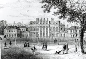 Buckingham House en 1775, de 