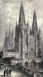 Cathédrale de Burgos, Burgos, Espagne, de 