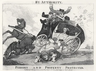 Par autorité. Personnes et biens protégés, pub. par S.W. Fores, 1785