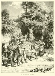 Près du puits à Olevano
