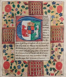 Indenture quadripartite du roi Henri VII, 20 novembre 1504