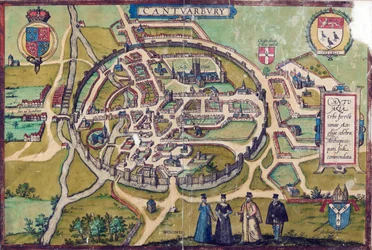 CCA-PRINDRAW/3/A/1 Carte de Canterbury, vers 1588