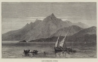 Cap Kormakiti, Chypre (gravure)