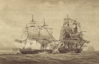 Capture de la frégate française l