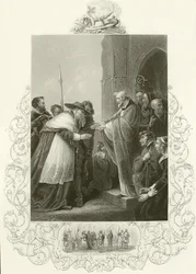 Le cardinal Wolsey entrant dans l