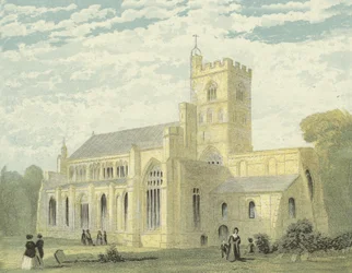 Cathédrale de Carlisle, vue nord-ouest