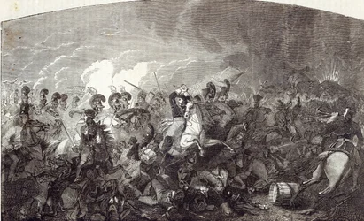 Charge de la brigade lourde de Lord Somerset à Waterloo et déroute totale de l
