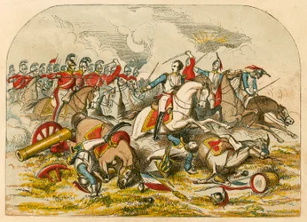 Charge de la cavalerie à Waterloo