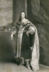 Charles Ier, gravé par F. Holl d