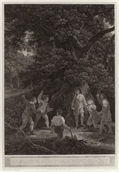 Charles II dans la forêt de Boscobel