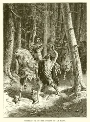 Charles VI dans la forêt du Mans