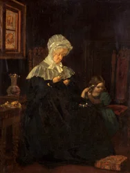 Charlotte Sargent avec sa petite-fille Mary