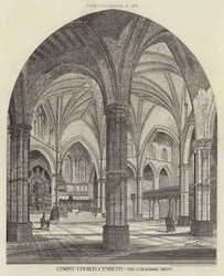 Église du Christ, Lambeth (gravure)