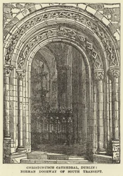 Cathédrale de Christchurch, Dublin, Portail normand du transept sud
