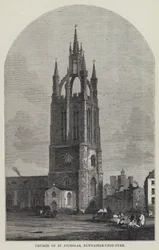 Église Saint-Nicolas, Newcastle-upon-Tyne (gravure)