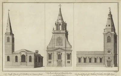 Églises de St Swithin, Cannon Street, St Edmund the King, Lombard Street et St Nicholas Cole Abbey, Old Fish Street