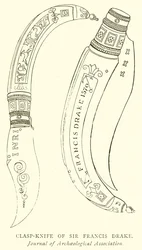Couteau de poche de Sir Francis Drake