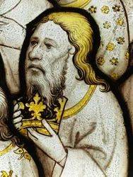 Section conservée de la Grande Fenêtre Est à York Minster : 