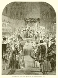 Couronnement du roi Jacques Ier à Westminster, 1603