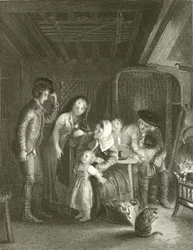 Cour amoureuse à la chaumière