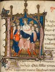 Initiale historiée 