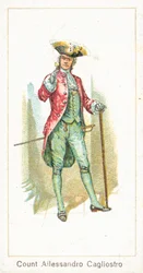 Comte Allessandro Cagliostro (chromolitho)