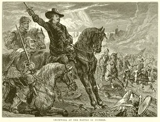 Cromwell à la bataille de Dunbar