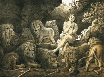Daniel dans la fosse aux lions
