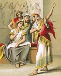 Daniel informe ses compagnons des exigences du roi