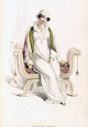 Robe de jour, planche de mode de Ackermann