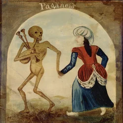 La Mort menant une femme païenne