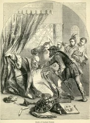 Mort du cardinal Beaton, 29 mai 1546 (gravure)